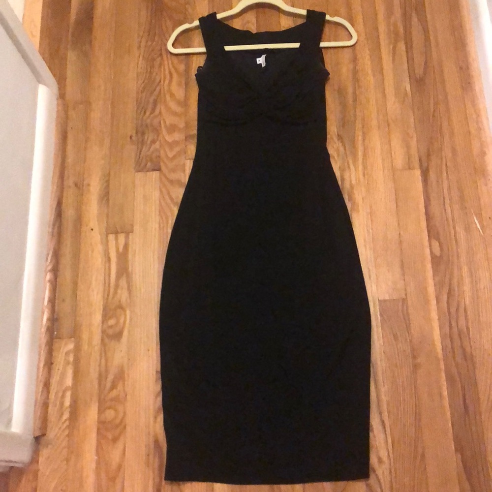 Black cocktail dress